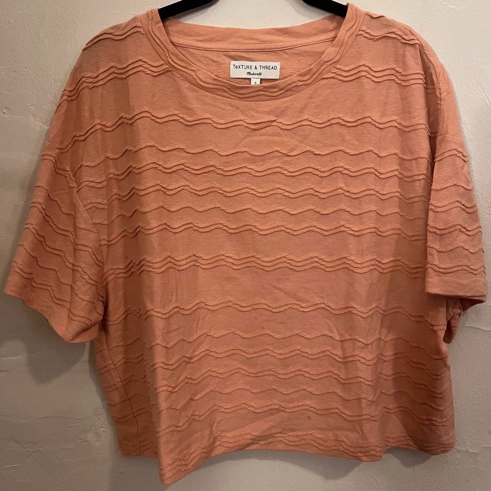 Textured Madewell Cropped Tee